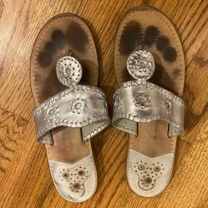 Silver Jack Rogers Size 9 Used